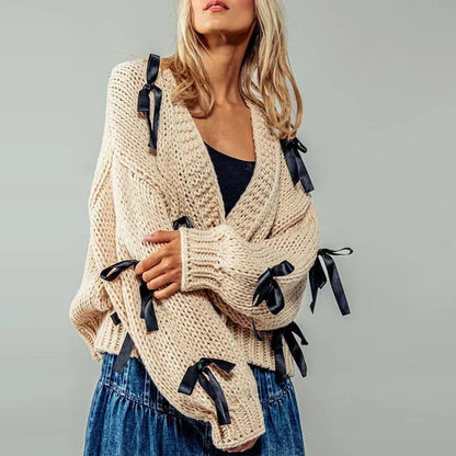 Imogen Bow Cardigan