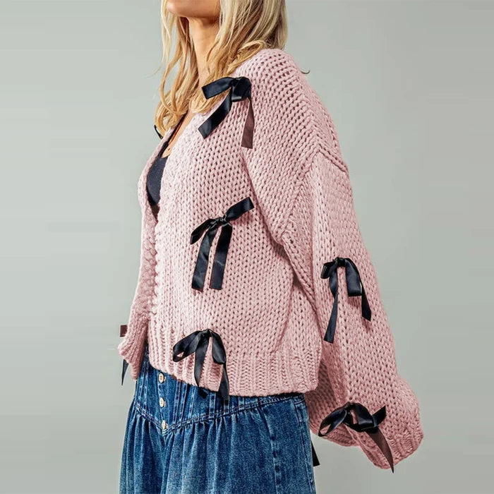 Imogen Bow Cardigan