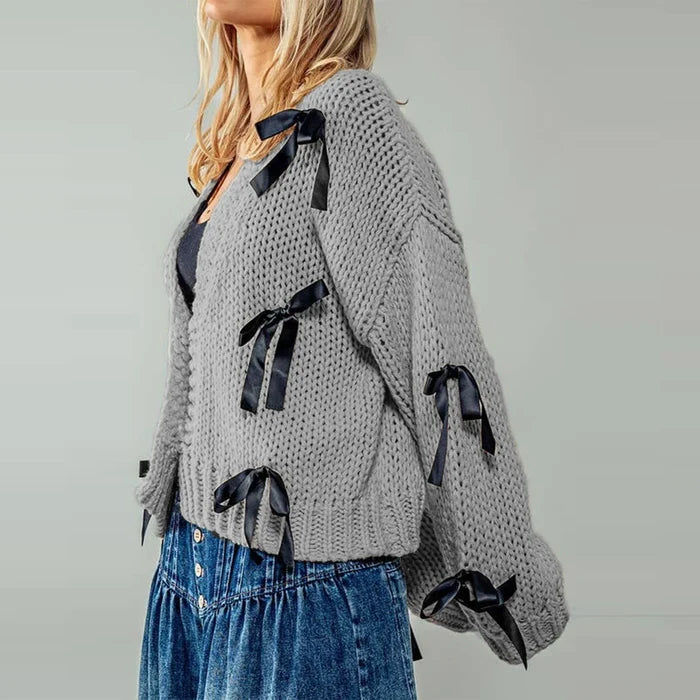 Imogen Bow Cardigan