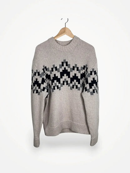 J.Lindeberg Faris Fair Isle Knit-ulltröja