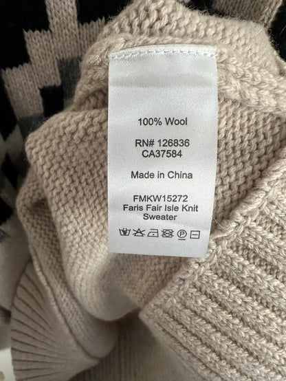 J.Lindeberg Faris Fair Isle Knit-ulltröja