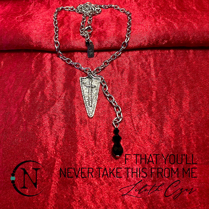 Lasso Necklace ~ Fuck That You'll Never Take This From Me by Lilith Czar ~ Limited Edition