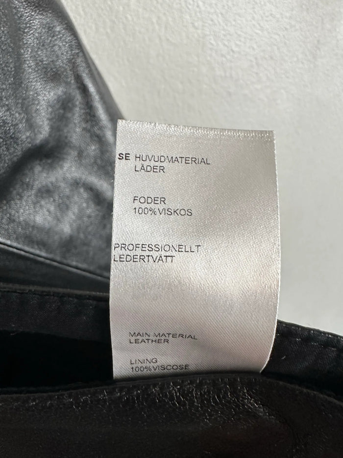 Marimekko Jenna Leather-skinnbyxor NWT
