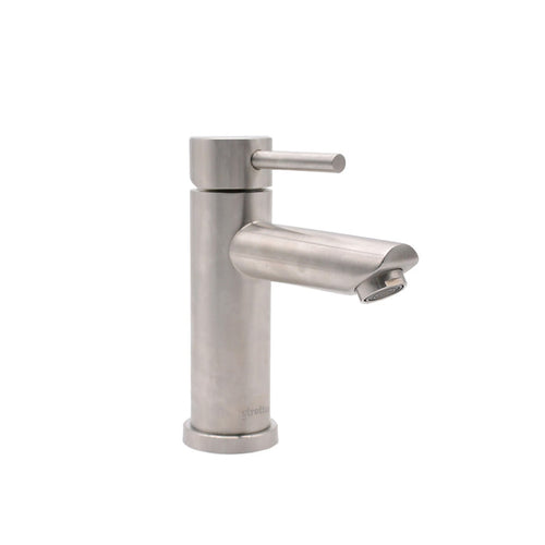 Monomando Lavamanos Fiorenzo Inox Satinado