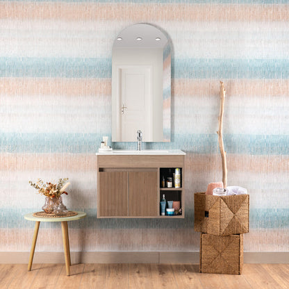 Mueble Vanitorio Texturado Lille Lenga Texturado + Cubierta 60x46x50 cm