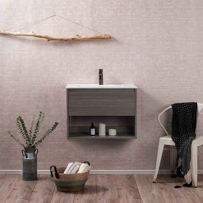 Mueble Vanitorio Zoé Ulmo + Cubierta 60x46x50 cm