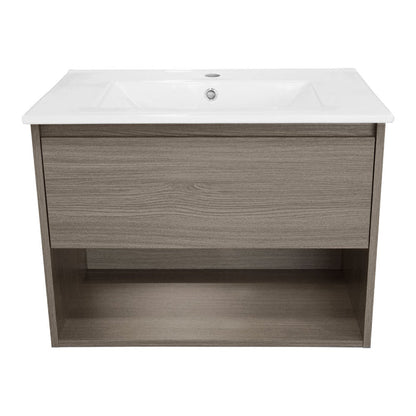 Mueble Vanitorio Zoé Ulmo + Cubierta 60x46x50 cm
