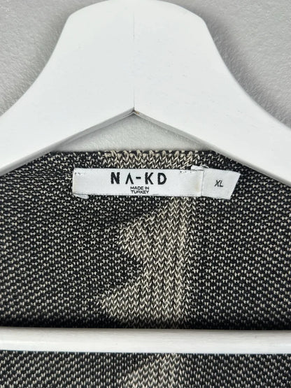 NA-KD Cut Out Knitted Maxi-klänning
