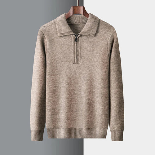 Neville Knit Quarter Zip Jumper