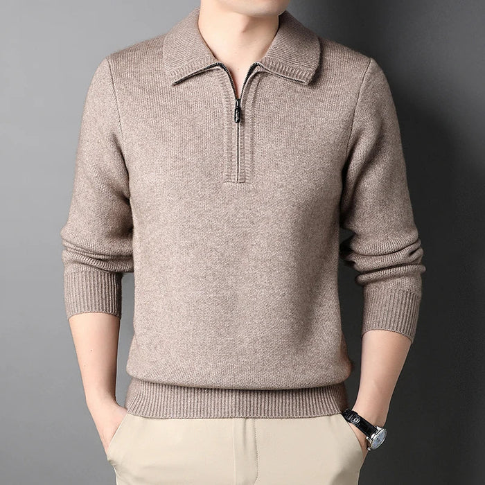 Neville Knit Quarter Zip Jumper