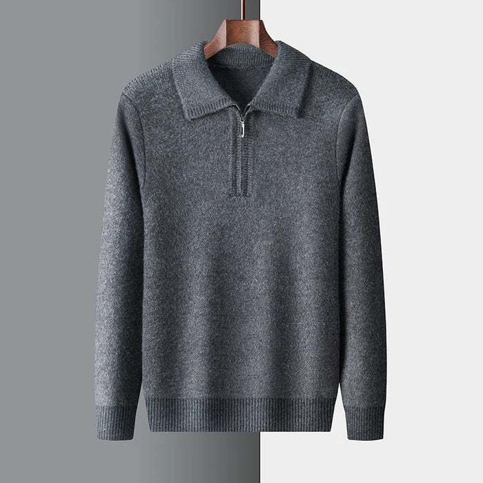 Neville Knit Quarter Zip Jumper
