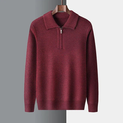 Neville Knit Quarter Zip Jumper