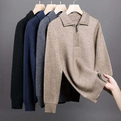 Neville Knit Quarter Zip Jumper