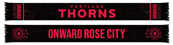 PORTLAND THORNS FC 2025 JERSEY HOOK SCARF