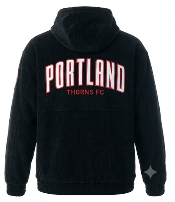PORTLAND THORNS FC MEN'S CORDOROY HOODIE