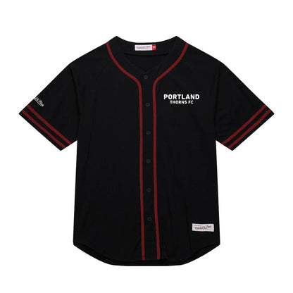 PORTLAND THORNS FC MEN'S COTTON BUTTON FRONT SHIRT