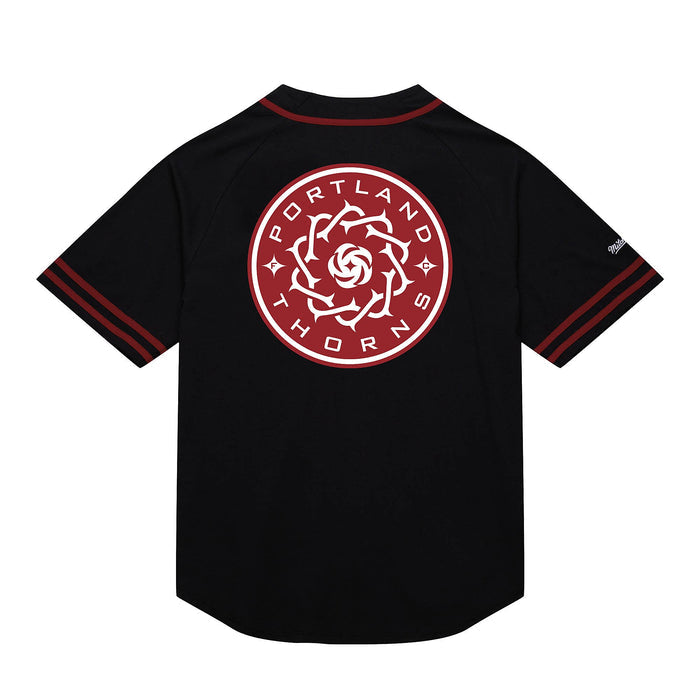PORTLAND THORNS FC MEN'S COTTON BUTTON FRONT SHIRT