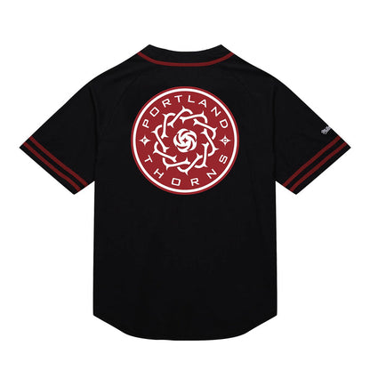 PORTLAND THORNS FC MEN'S COTTON BUTTON FRONT SHIRT