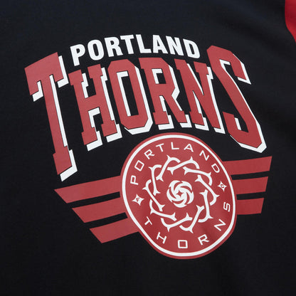 PORTLAND THORNS FC MEN'S LONG SLEEVE ALL OVER CREW NECK