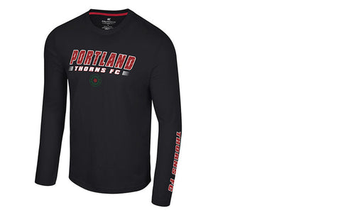 PORTLAND THORNS FC MEN'S LONG SLEEVE SKELETON TEE