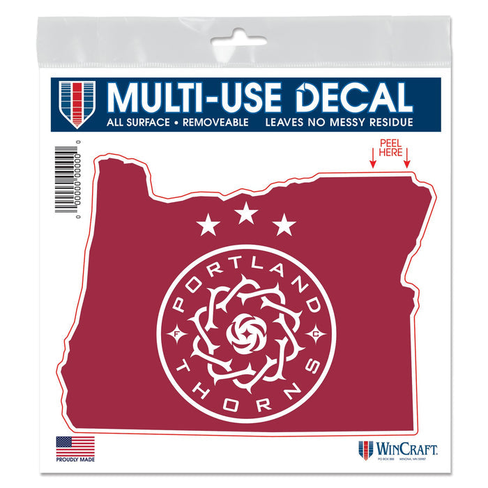 PORTLAND THORNS FC MULTI USE STATE DECAL