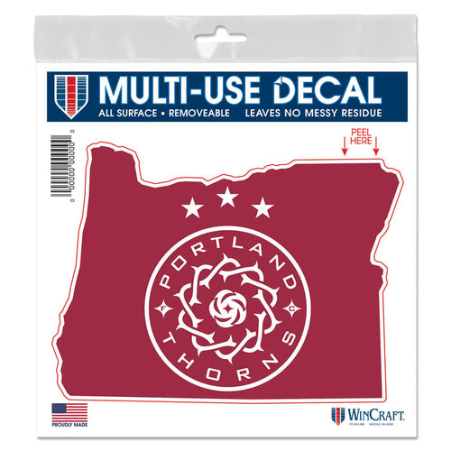 PORTLAND THORNS FC MULTI USE STATE DECAL