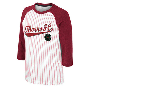 PORTLAND THORNS FC YOUTH DUSTY 3/4TH SLEEVE