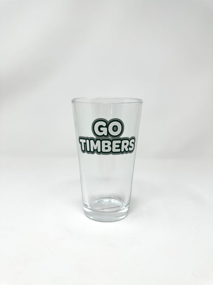 PORTLAND TIMBERS FC 16OZ BUBBLE PINT GLASS