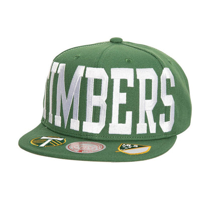 PORTLAND TIMBERS FC BIG TEXT SNAPBACK