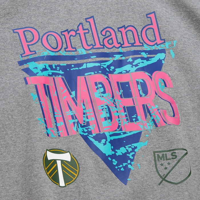PORTLAND TIMBERS FC MEN'S 90'S REFLECTIVE CREWNECK SWEATSHIRT