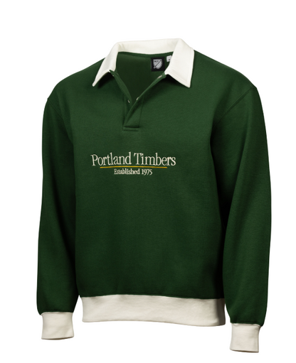 PORTLAND TIMBERS FC MEN'S FOREVER GREEN & GOLD RUGGER