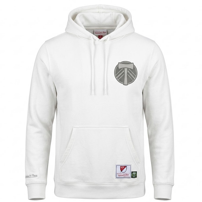 PORTLAND TIMBERS FC MEN'S LONG SLEEVE CREAM HOODIE