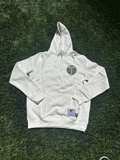 PORTLAND TIMBERS FC MEN'S LONG SLEEVE CREAM HOODIE