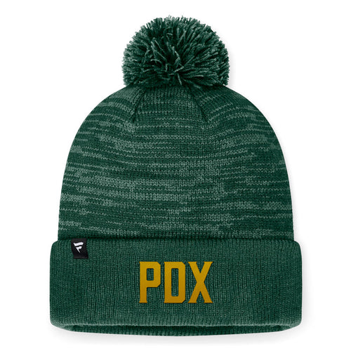 PORTLAND TIMBERS FC MEN'S LOW KEY CUFFED POM BEANIE