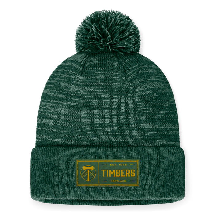 PORTLAND TIMBERS FC MEN'S LOW KEY CUFFED POM BEANIE