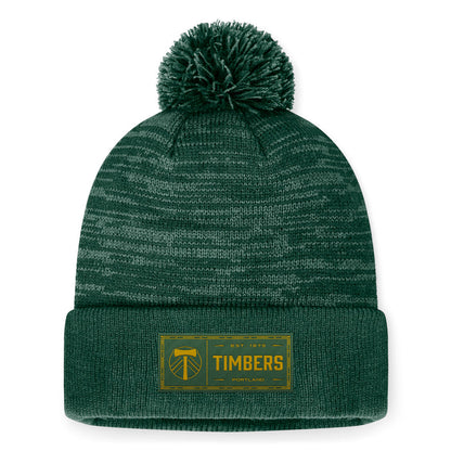 PORTLAND TIMBERS FC MEN'S LOW KEY CUFFED POM BEANIE