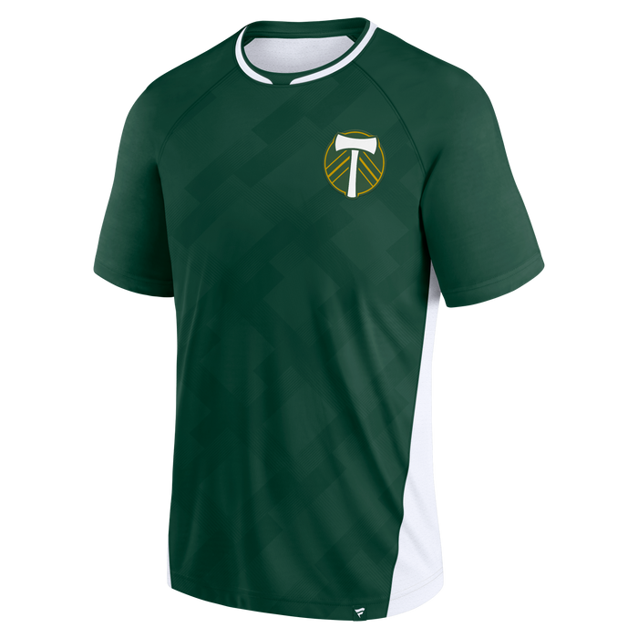 PORTLAND TIMBERS FC MEN'S SHORT SLEEVE ATTACKER INTERLOCK STRIKER