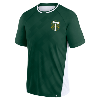 PORTLAND TIMBERS FC MEN'S SHORT SLEEVE ATTACKER INTERLOCK STRIKER