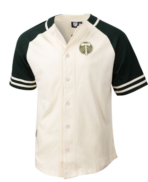 PORTLAND TIMBERS FC MEN'S SHORT SLEEVE CIVIC STADIUM BASEBALL TEE
