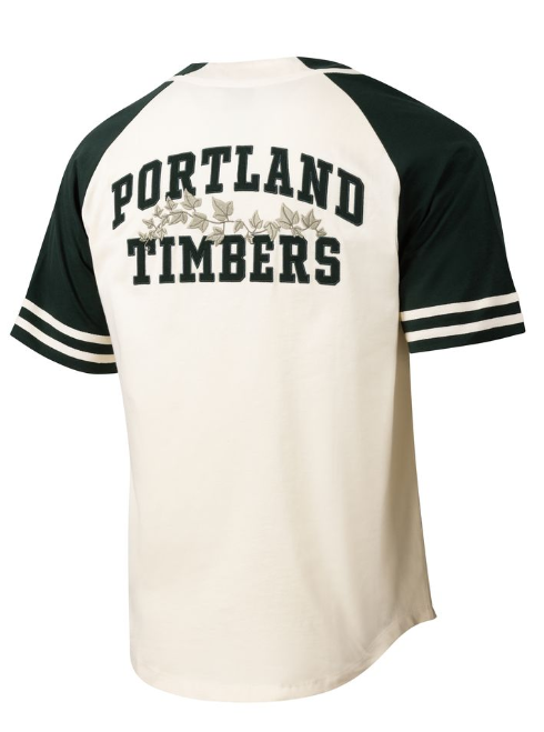 PORTLAND TIMBERS FC MEN'S SHORT SLEEVE CIVIC STADIUM BASEBALL TEE