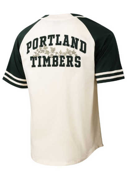 PORTLAND TIMBERS FC MEN'S SHORT SLEEVE CIVIC STADIUM BASEBALL TEE