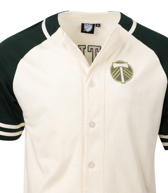 PORTLAND TIMBERS FC MEN'S SHORT SLEEVE CIVIC STADIUM BASEBALL TEE