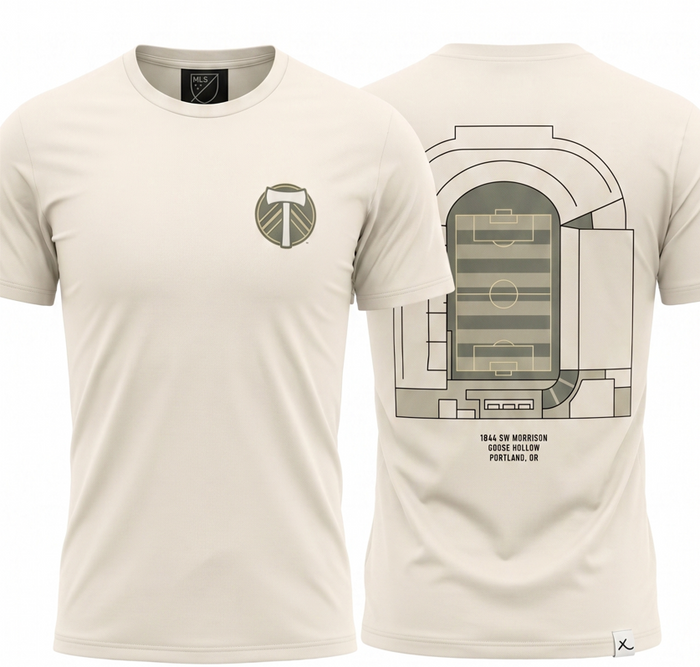 PORTLAND TIMBERS FC MEN'S SHORT SLEEVE CIVIC STADIUM RELAXED TEE