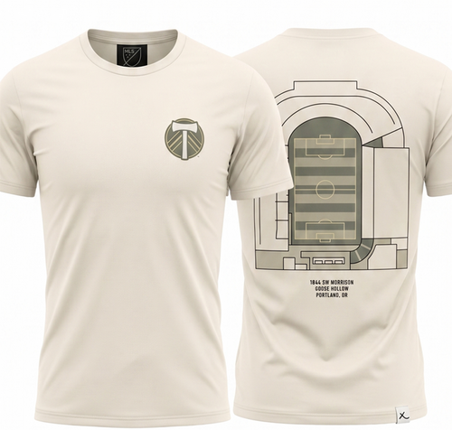 PORTLAND TIMBERS FC MEN'S SHORT SLEEVE CIVIC STADIUM RELAXED TEE