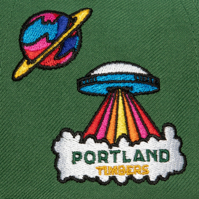 PORTLAND TIMBERS FC PSYCHEDELIC SNAPBACK HAT