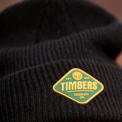 PORTLAND TIMBERS FC SPIRIT OF 75 BLACK BEANIE