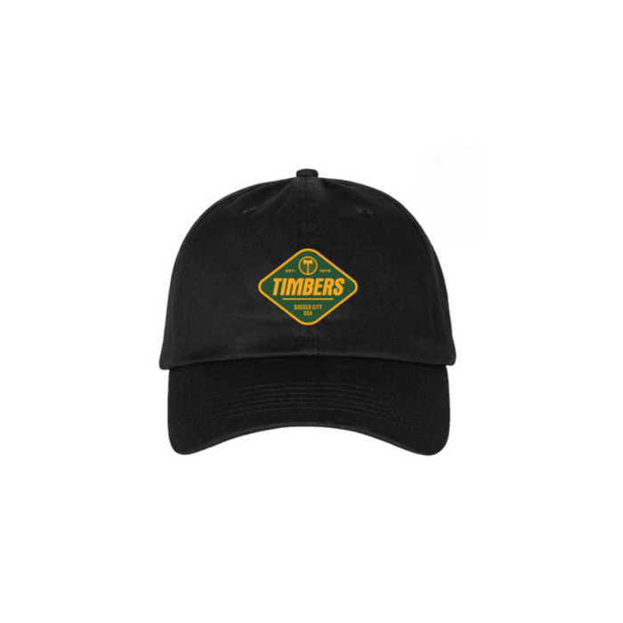 PORTLAND TIMBERS FC SPIRIT OF 75 BLACK HAT