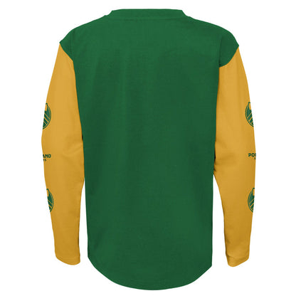 PORTLAND TIMBERS FC YOUTH LONG SLEEVE GOLDEN GOAL TEE