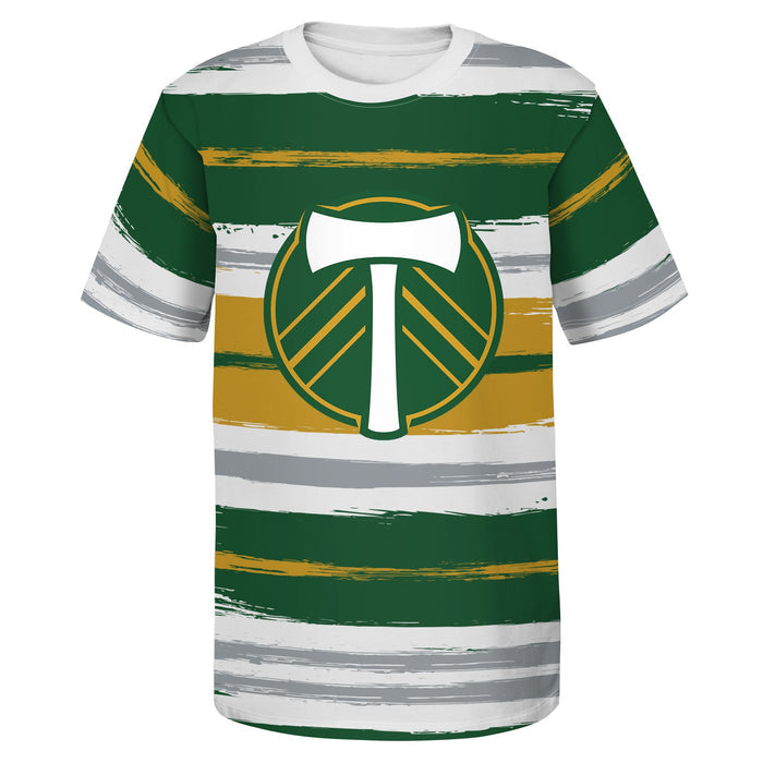 PORTLAND TIMBERS FC YOUTH SHORT SLEEVE WING BACK TEE
