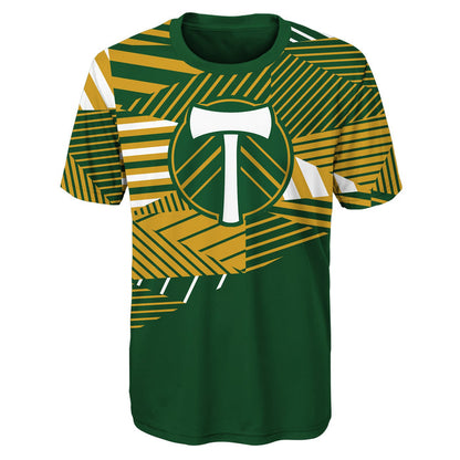 PORTLAND TIMBERS FC YOUTH SHORT SLEEVE WINGER TEE